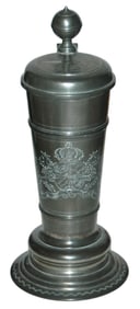 3/10L Swedish Rourkin Engraved Shield & Lid