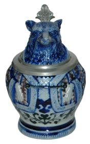 Dressy Fox Stoneware Character Stein