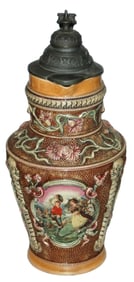 1-1/2L Diesinger Stein w Drinking Scenes