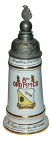 US Cold War Ord Regimental Music Box Base Stein