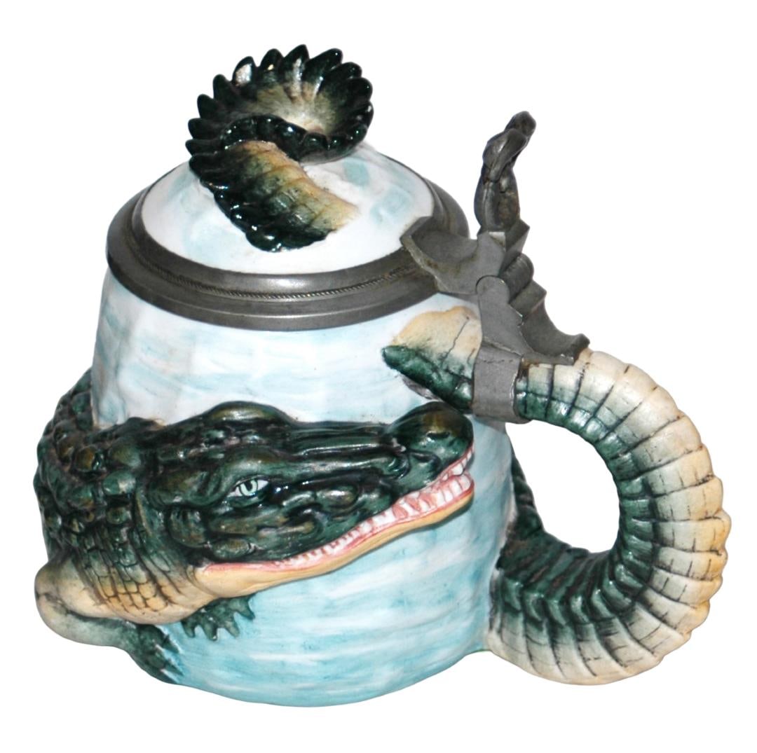 Bohne Wrap Around Alligator Character Stein (1 of 4)