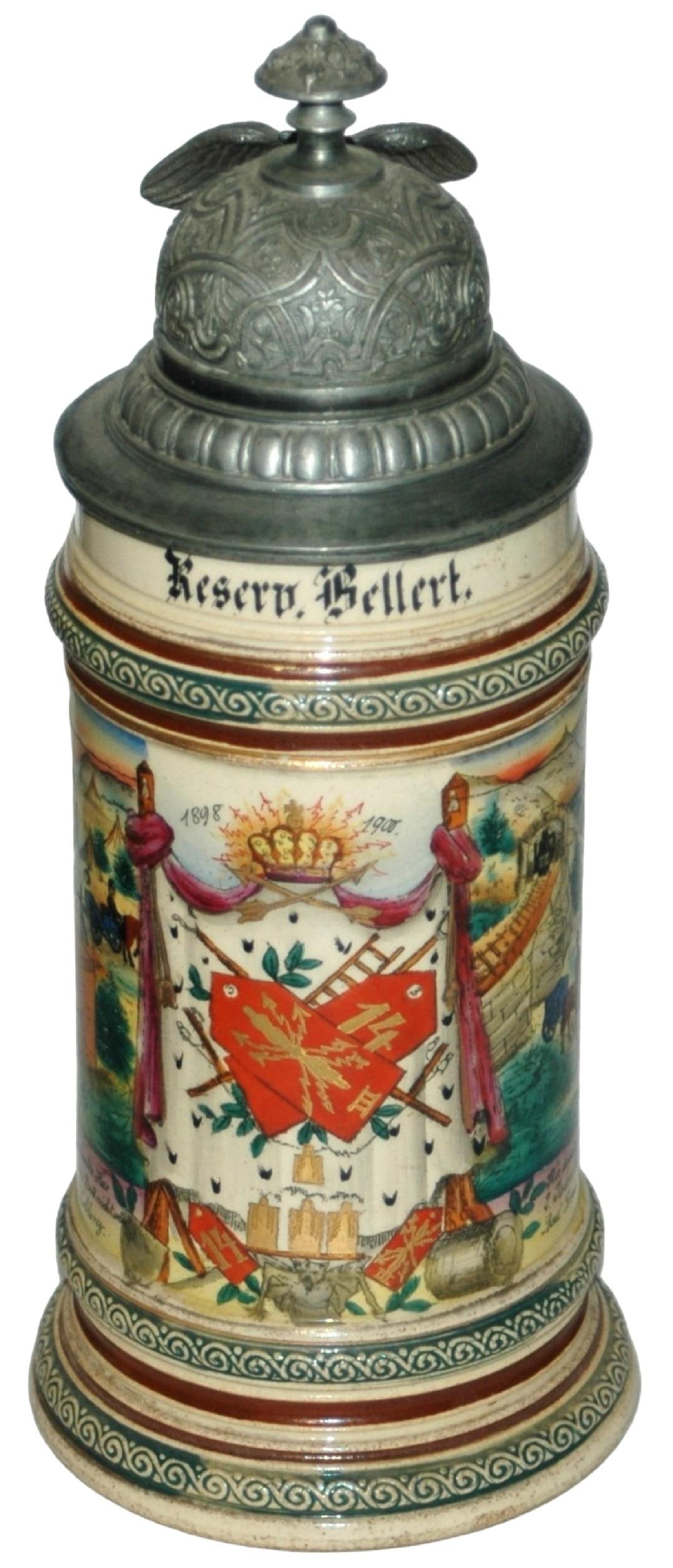 Regimental Telegraph Batt No 3 Pionier No 14 Stein (1 of 4)