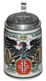 Turnfest 4F 50th Anniversary Stoneware Stein