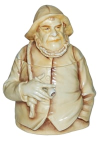 Schierholz Fisherman w Pipe Character Stein