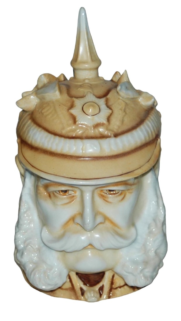 Schierholz Keiser Wilhelm w Helmet Character Stein (1 of 4)