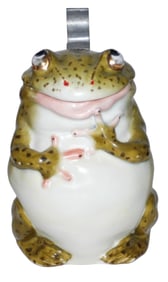 Frog Schierholz Character Stein w Leaf Handle
