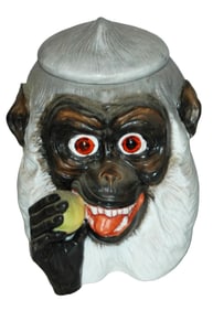 Bohne Monkey Eats Fruit Character Tobacco Jar