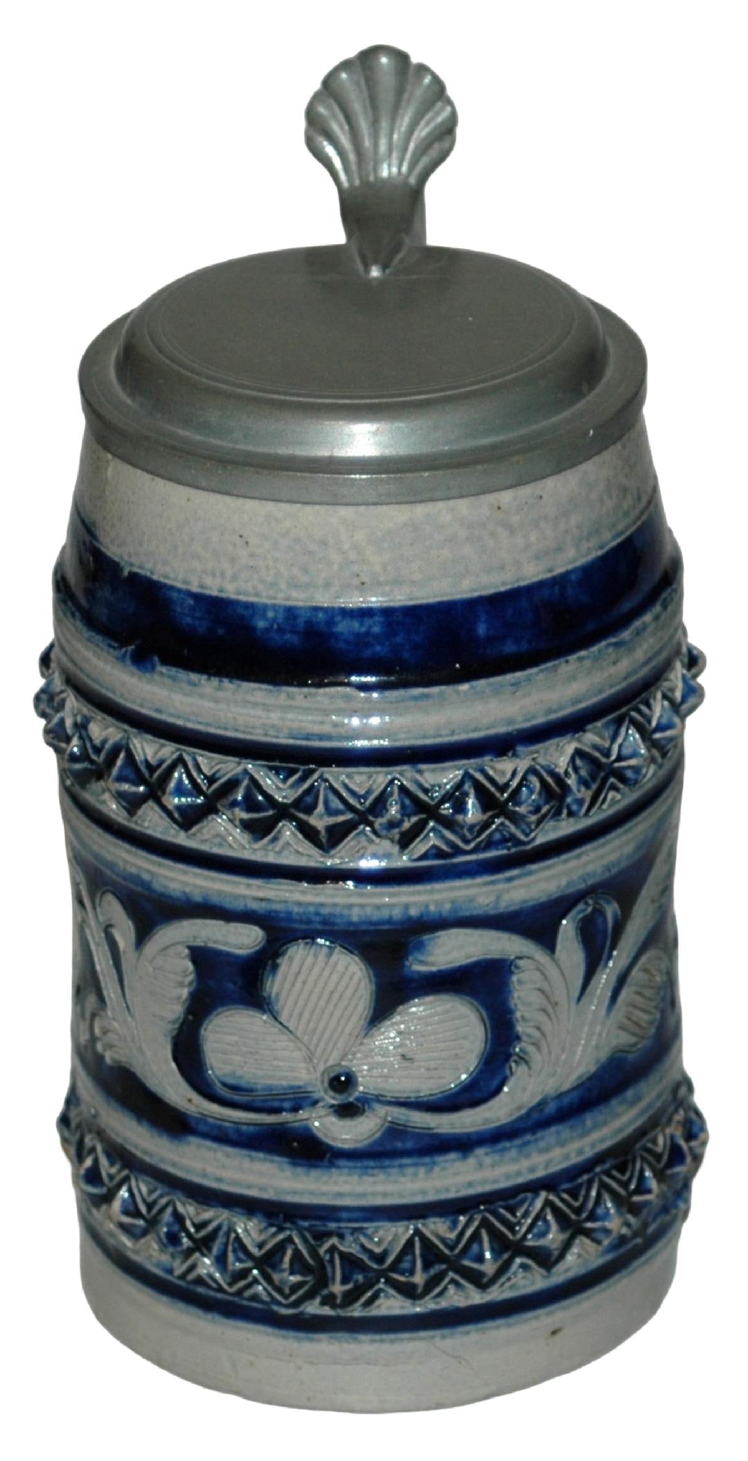 Westerwald Scratch & Belly Band design c1720 Stein (1 of 4)