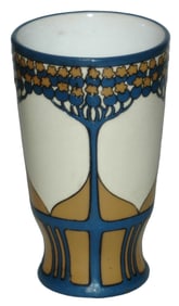 Mettlach Art Nouveau etched Beaker