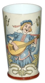 Mettlach Mandolin Musician Beaker