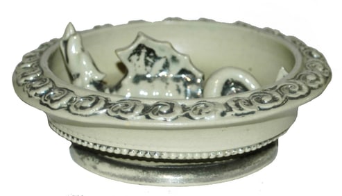 4" Mettlach Earlyware Dragon Bottom Ashtray