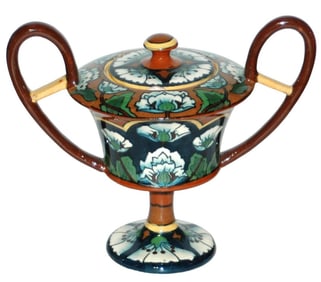Fenton Covered Bowl Designed by Fredrick Rhead