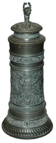 1-1/2L Imperial Eagle & City Shields Stein