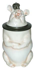 Schierholz Porcelain Female Pig Character Stein