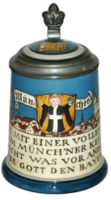 Mettlach Munich Child, City & Verse Stein