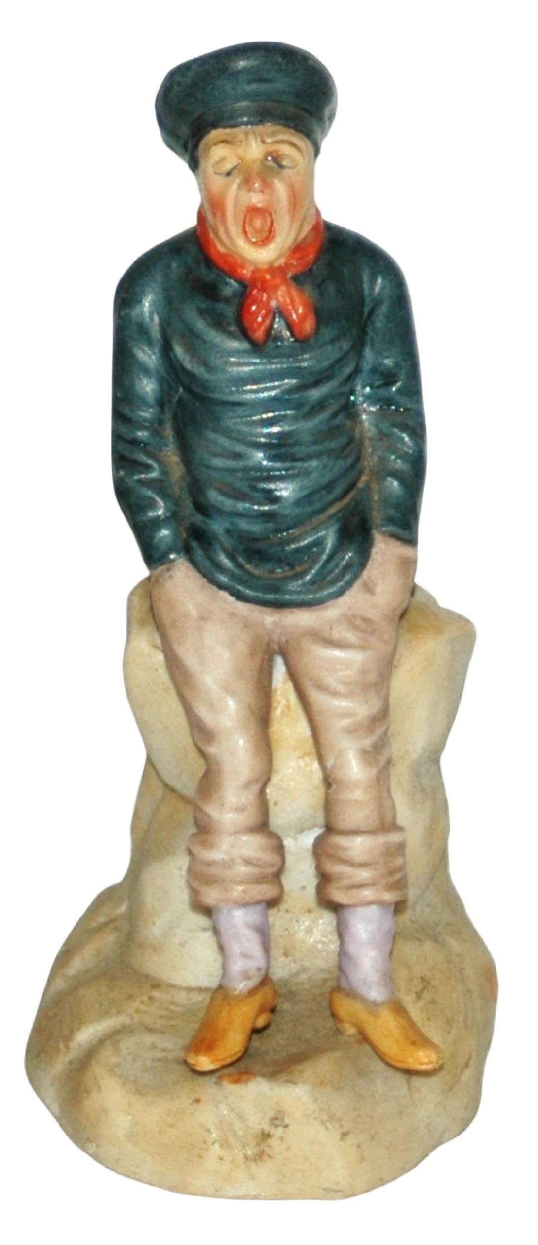 5" Bohne Porcelain Sailor Figure: Porcelain 5" Bohne Figure. Sailor with his hands in pockets. Mint.