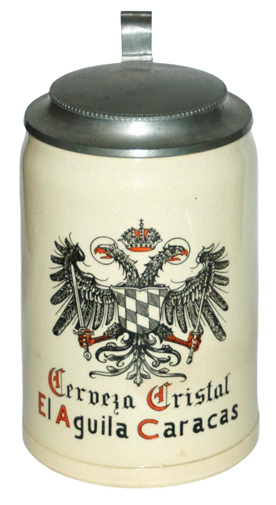 Double Headed Eagle Aquiila Caracas Brewery Stein (1 of 3)