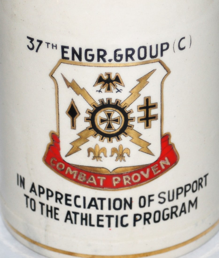 US Cold War Regimental 37th Engr. Group Stein - 2