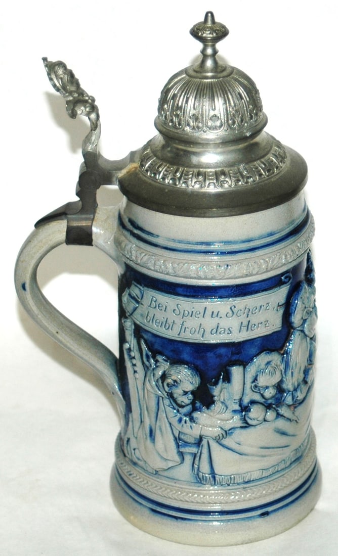 Monkeys Drinking Stoneware Stein - 3