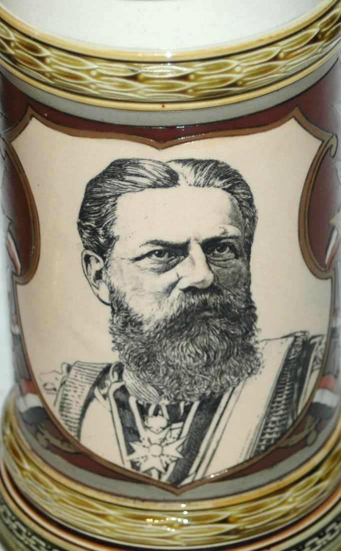 Mettlach Kaiser III Stein - 2