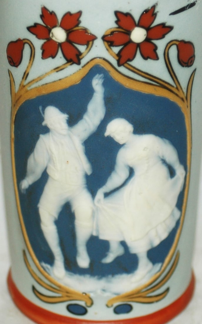 Mettlach Beaker, Dancing Couple - 2
