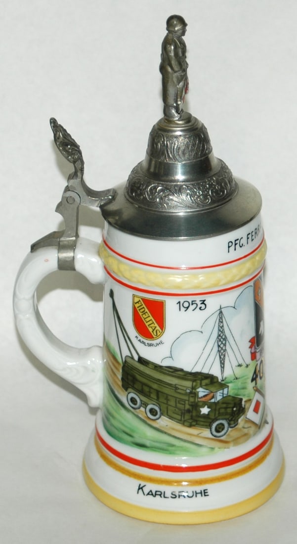 US Cold War Regimental Sig Unit Stein - 3