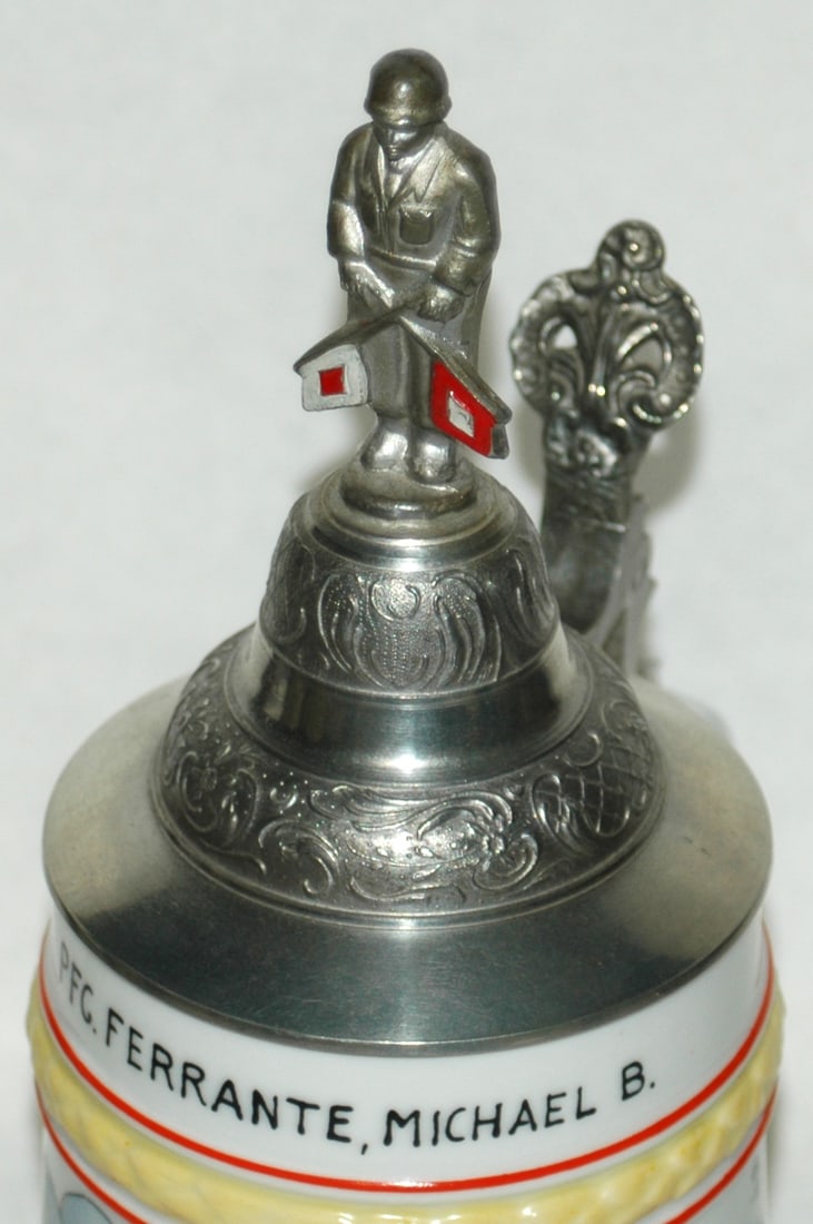 US Cold War Regimental Sig Unit Stein - 5