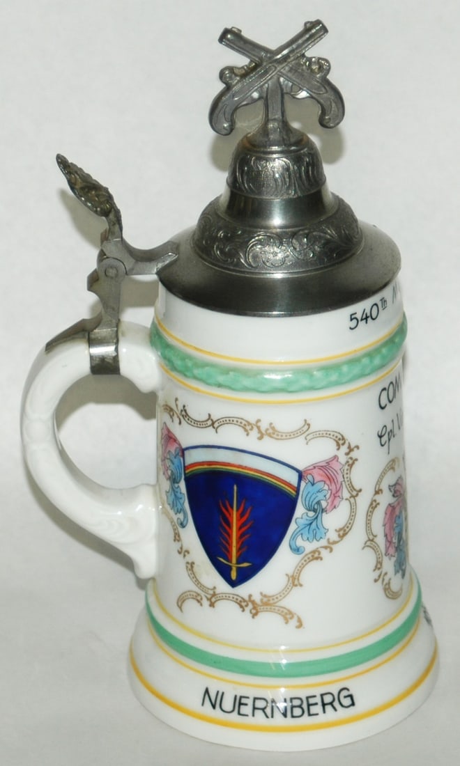 US Cold War Regimental 540th MP Stein - 3