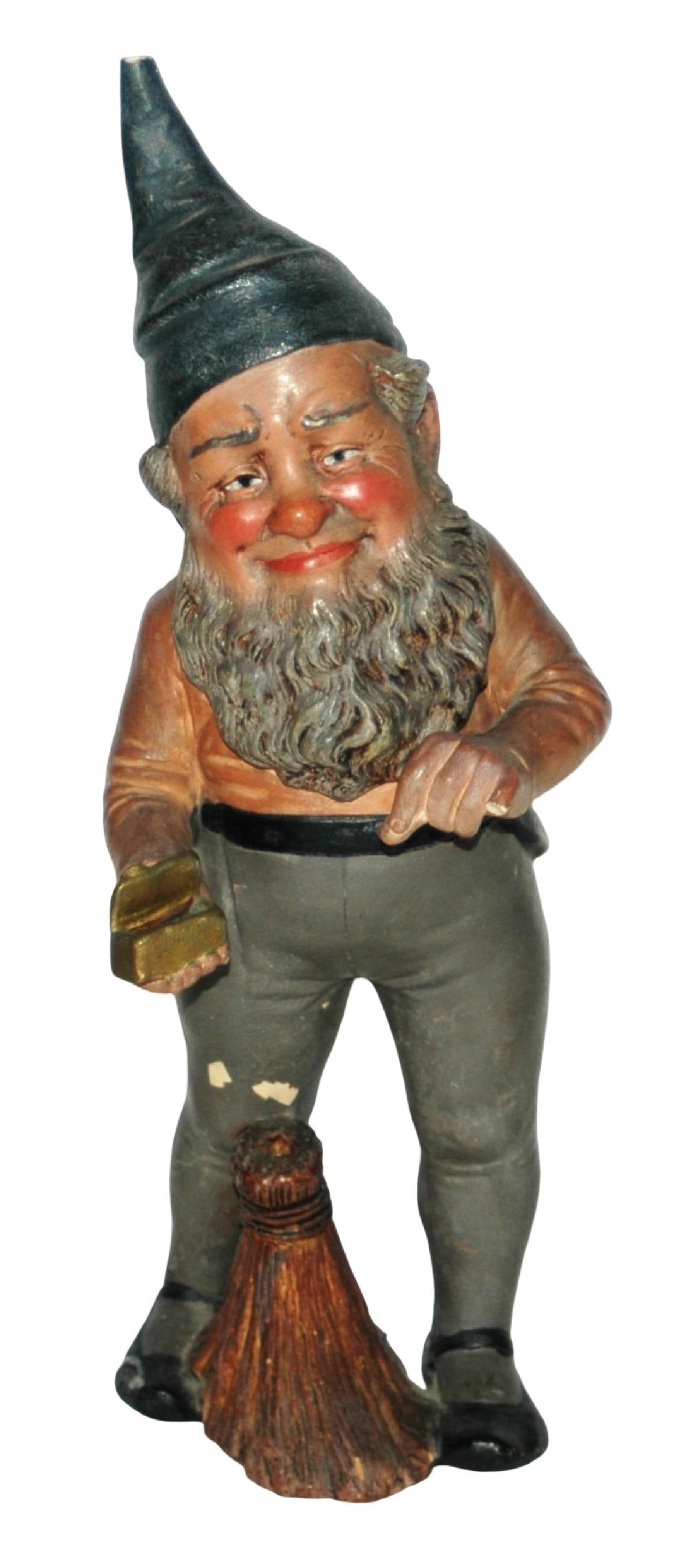 Terracotta 9-1/2" Dwarf Figure (1 of 4)