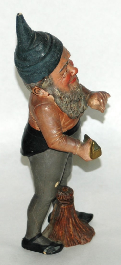 Terracotta 9-1/2" Dwarf Figure - 3