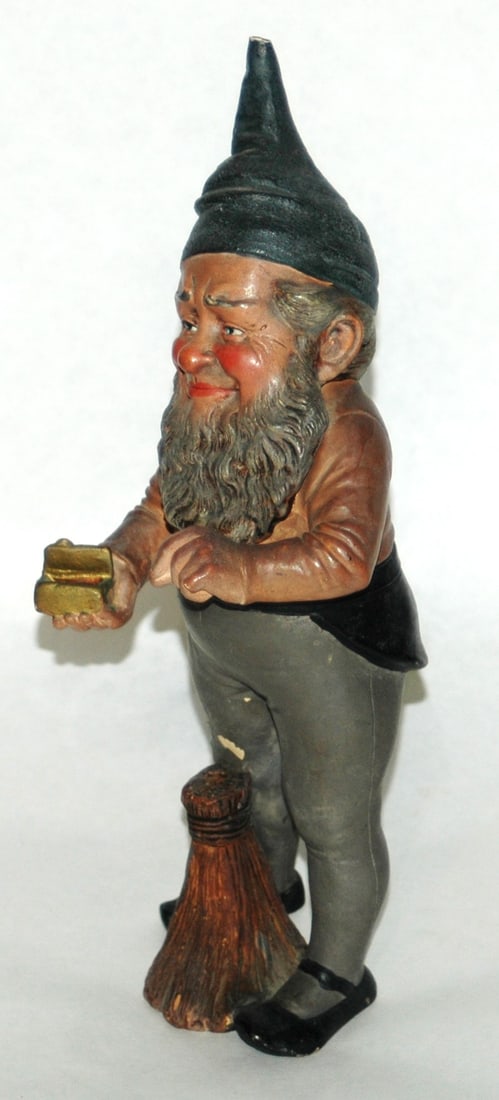 Terracotta 9-1/2" Dwarf Figure - 4