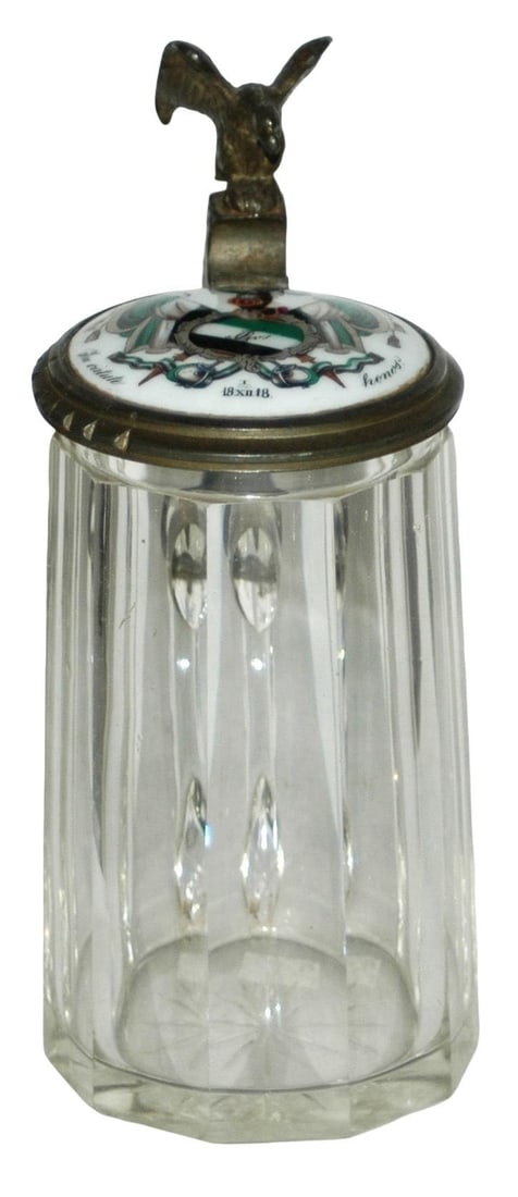 Stein w Dueling Fraternal Guestphatia Shield Lid (1 of 2)