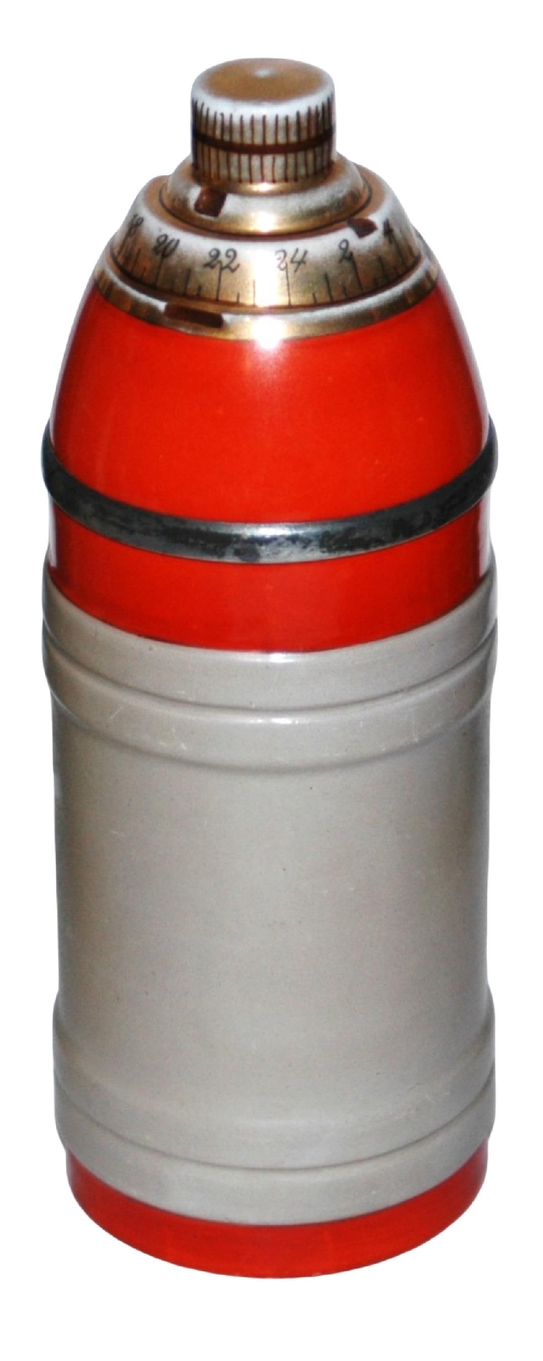 Artillery Shell Character Stein w Litho (1 of 3)