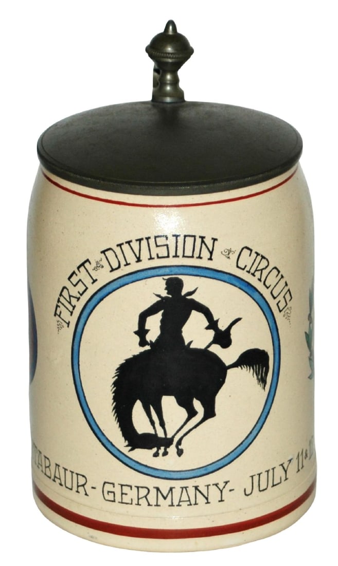 1st DIvision Circus WWI Montabaur 1919 Stein (1 of 4)
