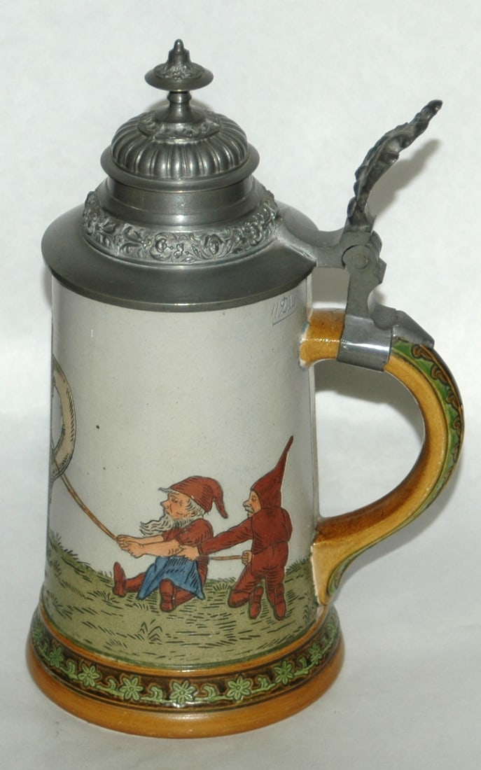 HR Dwarf on Ladder w Large Stein - 4