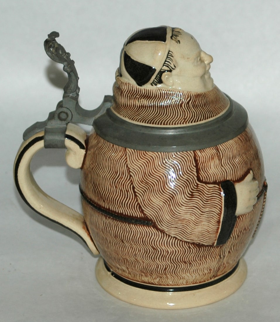 Monk in Robe Character Stein - 3