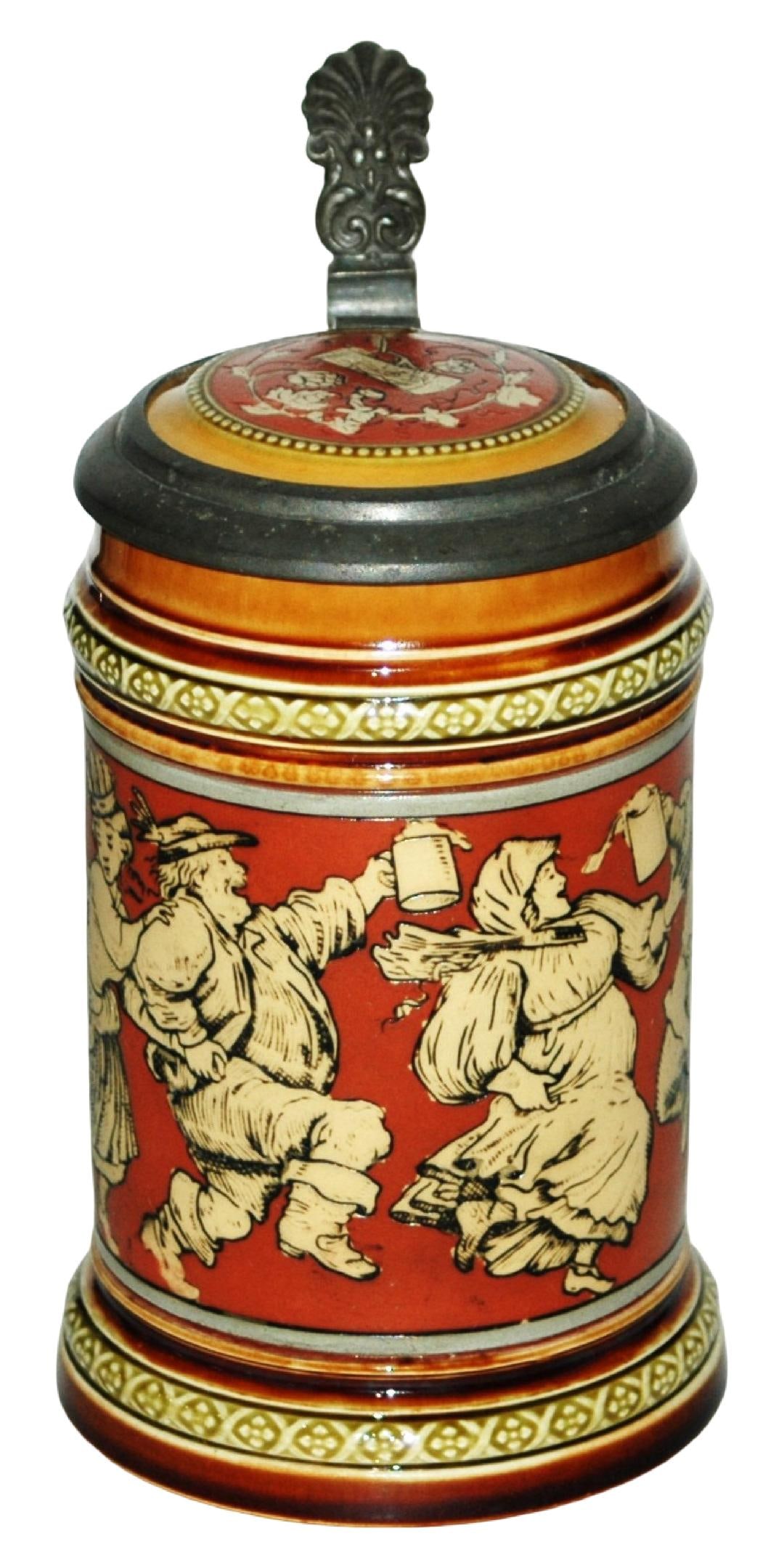 3/10L Mettlach Group Dancing w Steins (1 of 5)