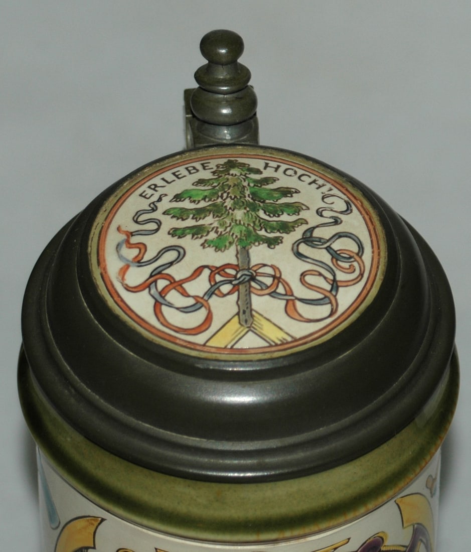 Mettlach Carpenter Occupational Stein - 5