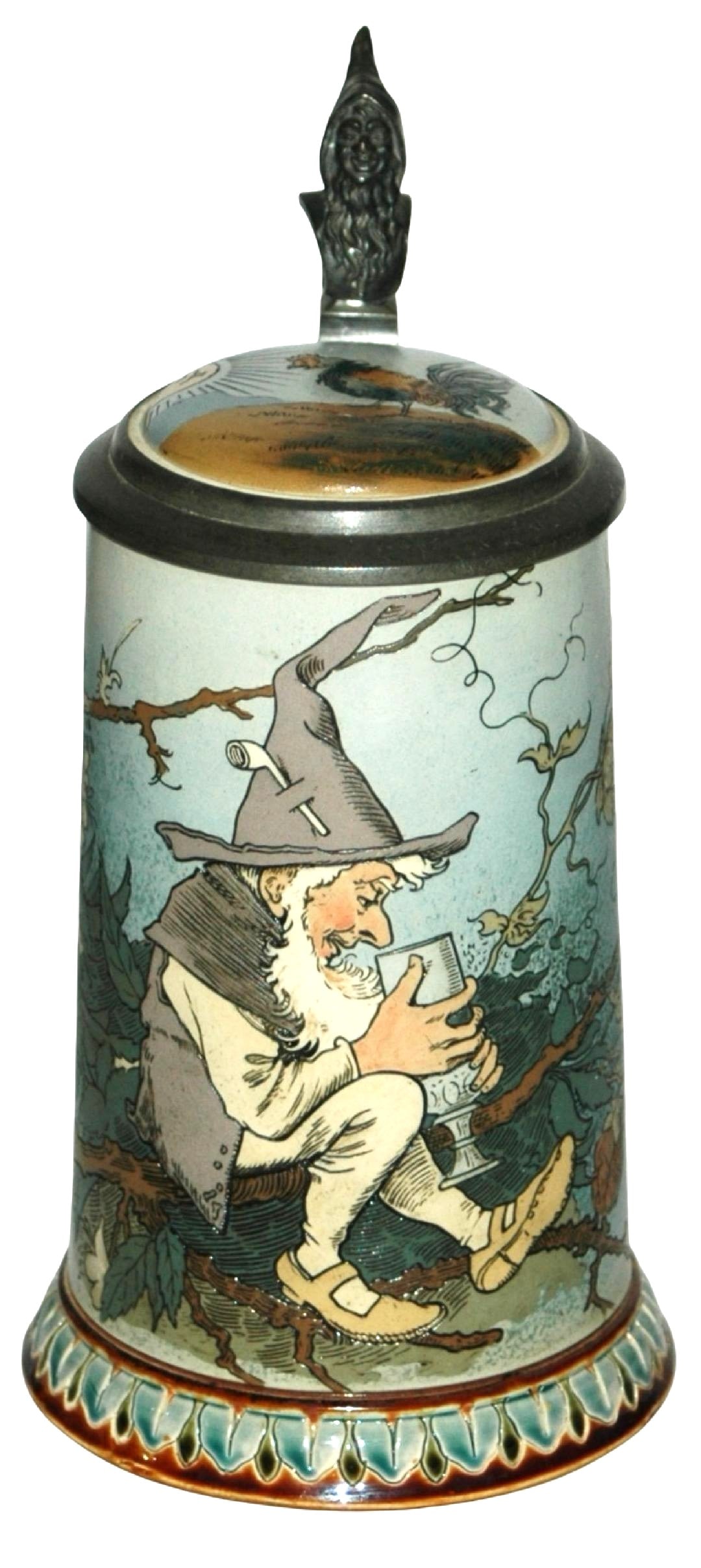 Mettlach Dwarf in Nest Schlitt Stein (1 of 5)