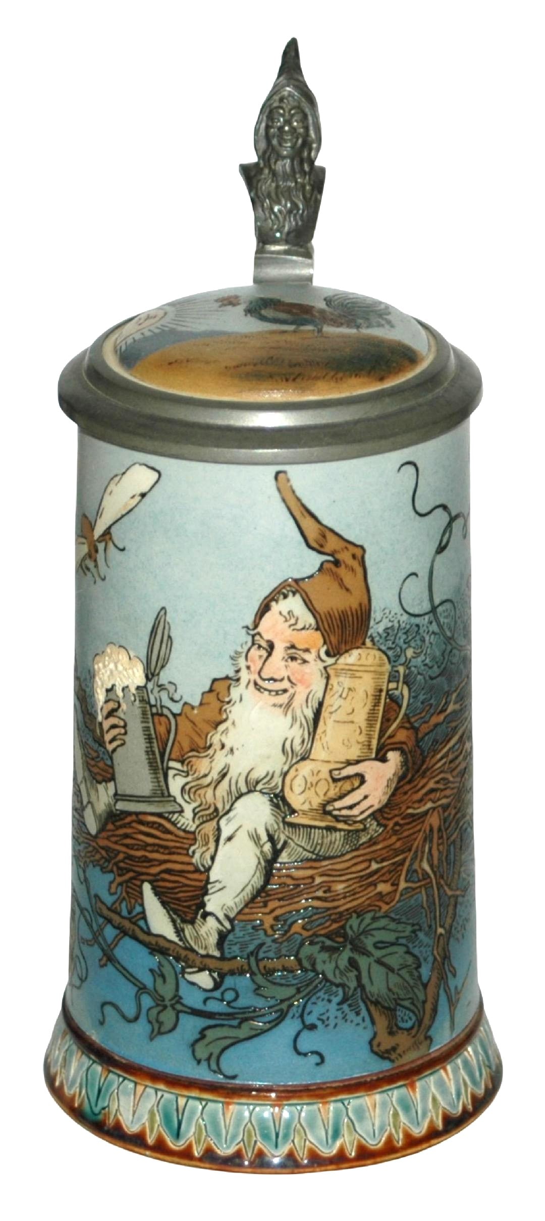 Mettlach Dwarf in Nest Schlitt Stein (1 of 5)