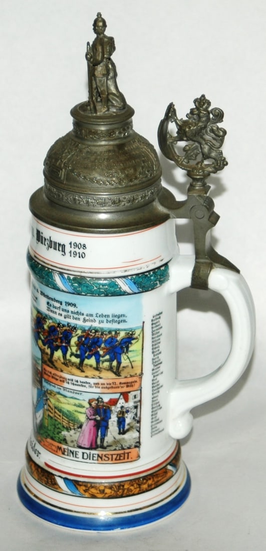 Regimental 9 Inft Wrede 12 Comp Stein - 4