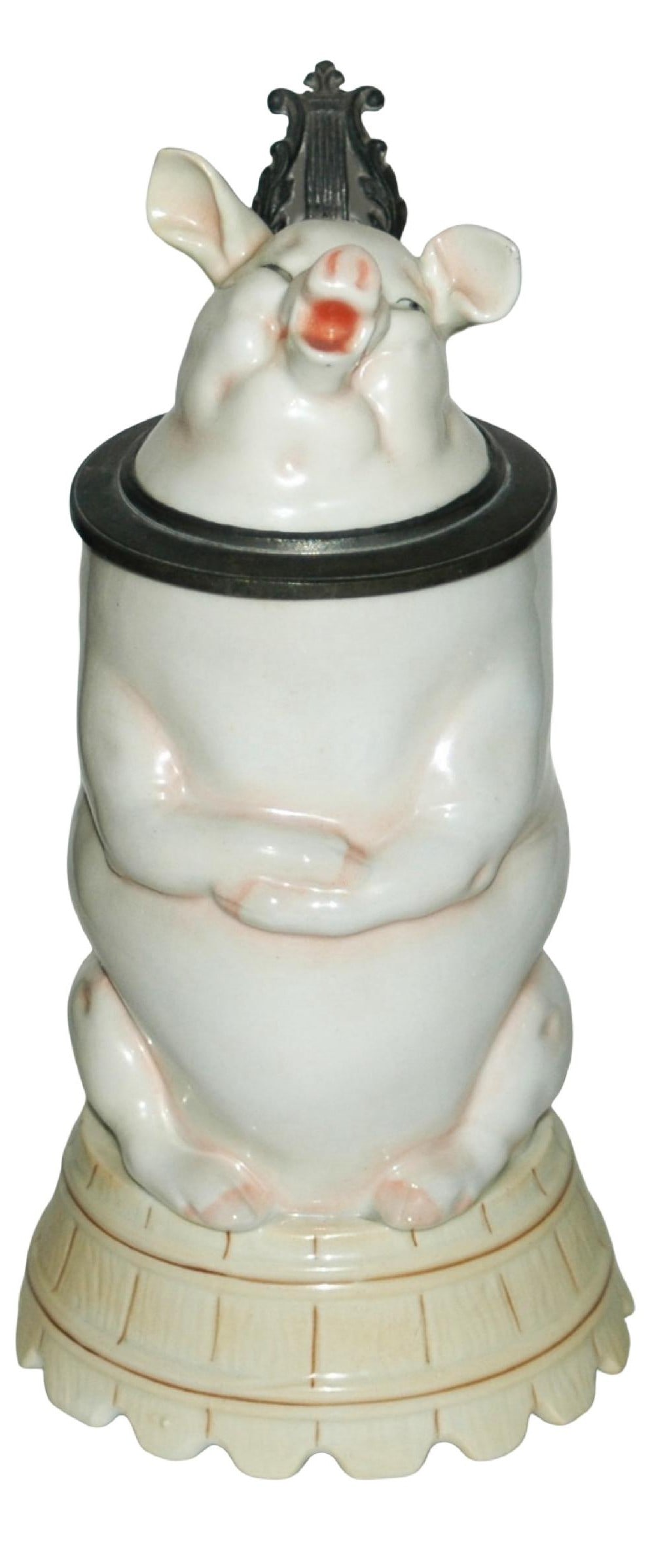 Schierholz Pig on Music Box Base Character Stein (1 of 4)