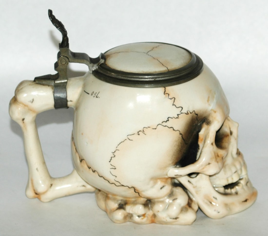 Skull Porcelain Character Stein - 2