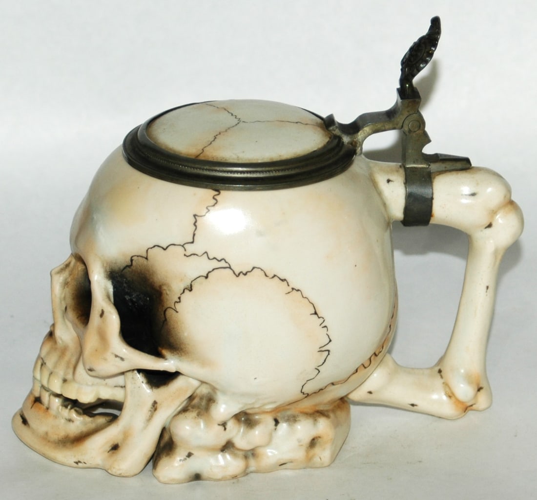 Skull Porcelain Character Stein - 3