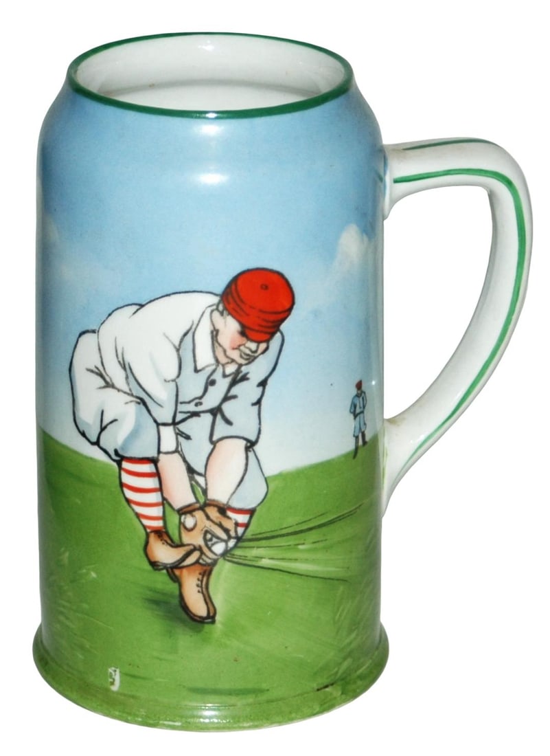 1L Baseball Scene of Fielding a Ground Ball Mug (1 of 2)