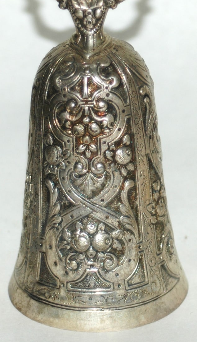 Silver Marks Relief Floral Wedding Beaker - 2