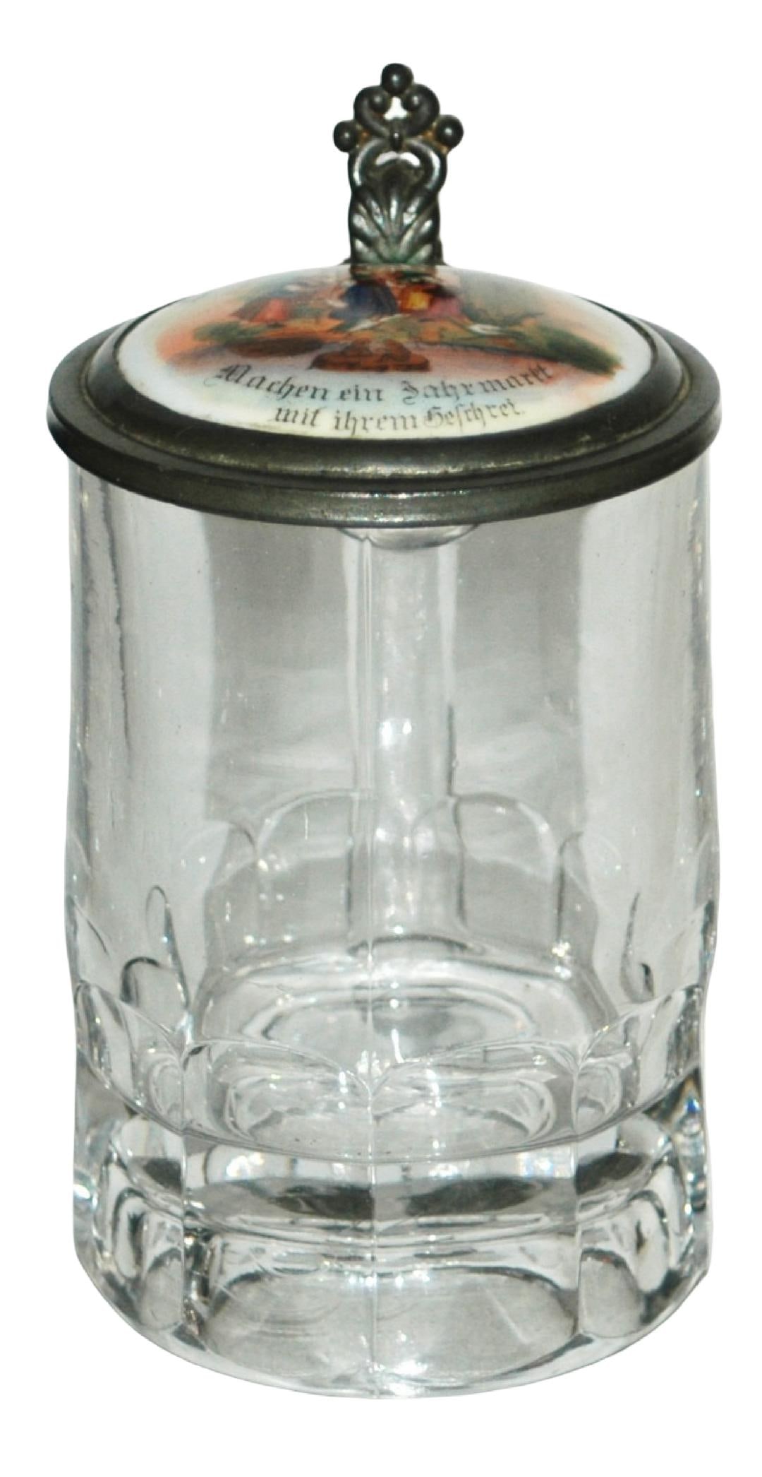 3/10L Three Women at Well Porcelain Inlay Stein (1 of 2)