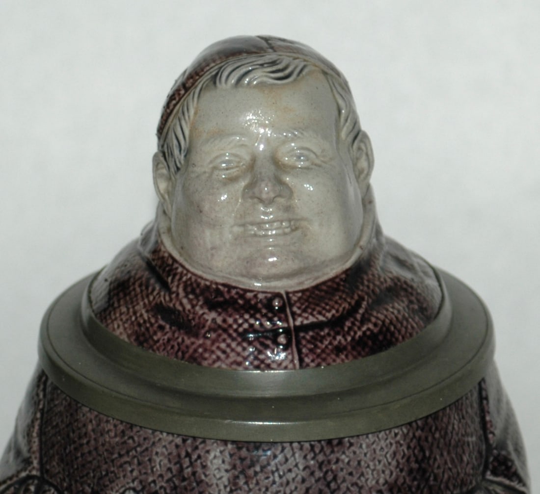 Monk Stoneware Character Stein - 2