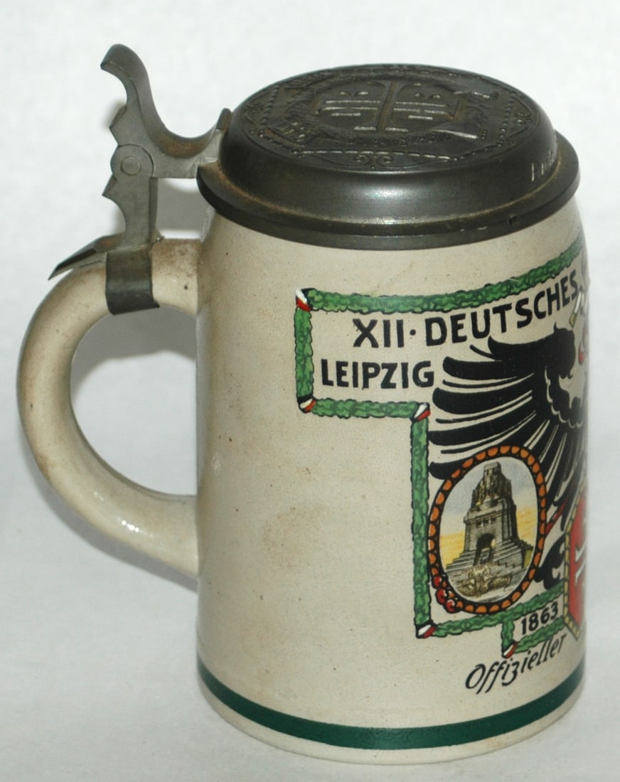 Turnfest 4F Eagle Design Franz Ringer Stein - 3