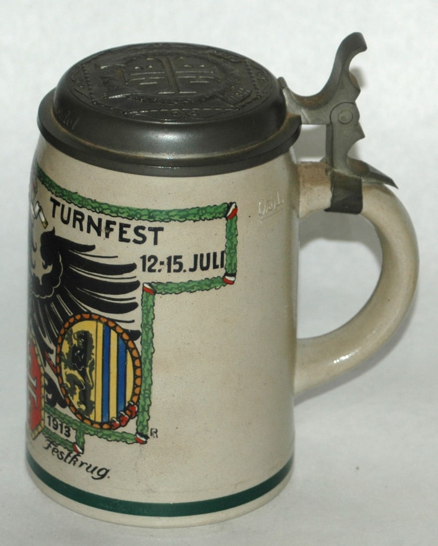 Turnfest 4F Eagle Design Franz Ringer Stein - 4